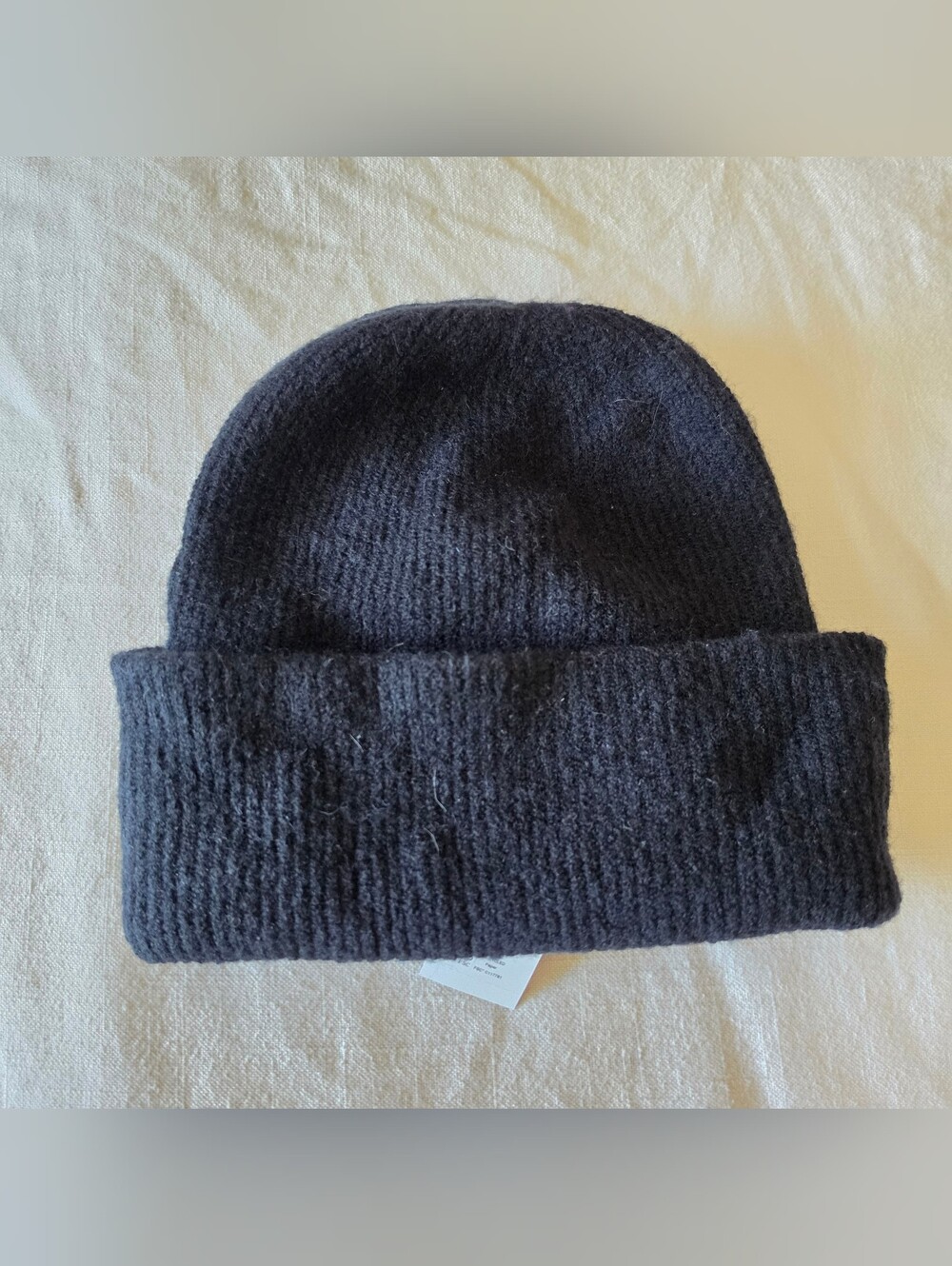 J. Crew Black Wool Blend Beanie